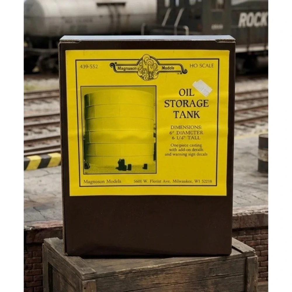 Magnuson Models 439-552 Oil Storage Tank HO Scale Kit New Unbuilt Complete